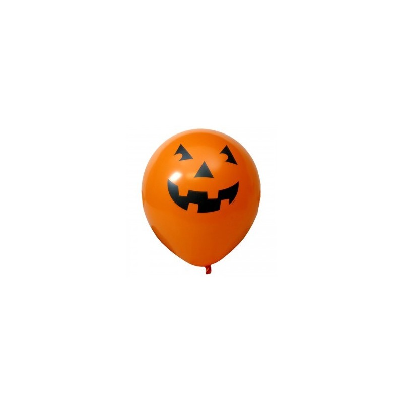 Balão Bexiga Abóbora Laranjada Decoração Halloween