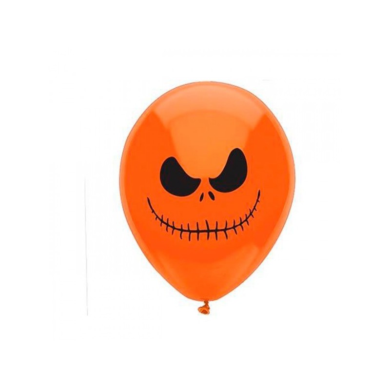 Balão Bexiga Abóbora Monstro Laranjada Decoração Halloween