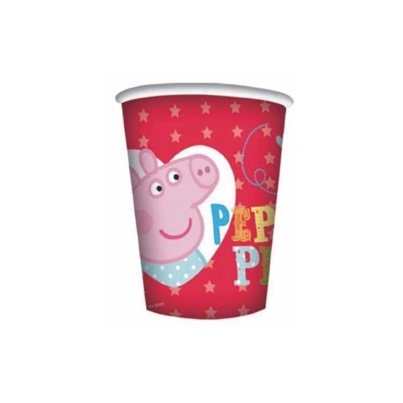 Copo Descartável Peppa Pig Pink Festa Infantil