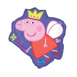 Balão Metalizado Peppa Pig Roxo Festa Infantil