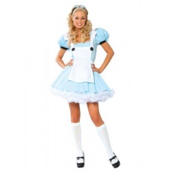 Fantasia Feminina Alice no País das Maravilhas Adulto