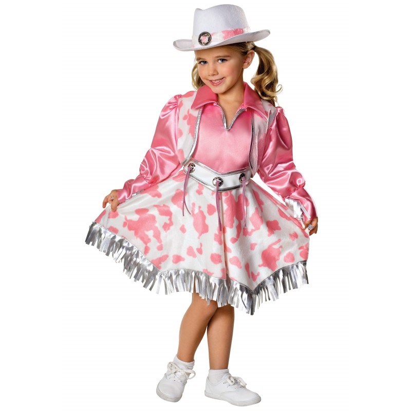 Fantasia Infantil Cowgirl Luxo Vaqueira Sinhazinha Rosa Meninas