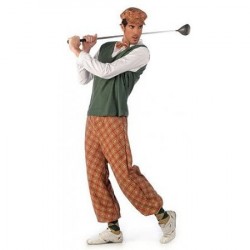 Fantasia Masculina Adulto Jogador de Golf
