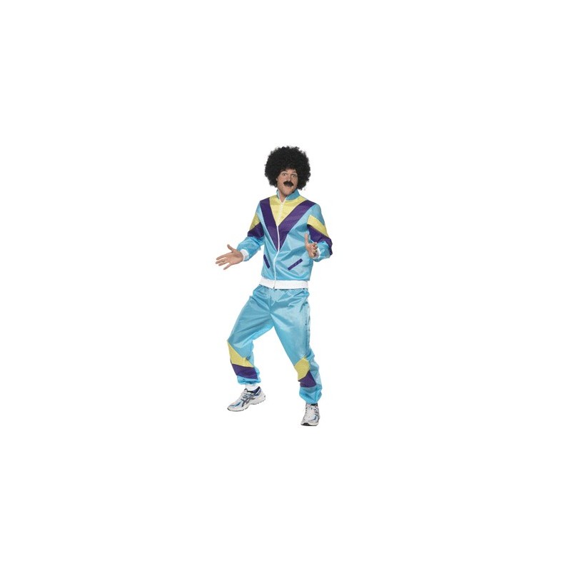 Fantasia Masculina Adulto Black Power Anos 80