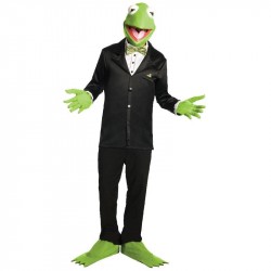 Fantasia Masculina Adulto Kermit Caco OS Muppets