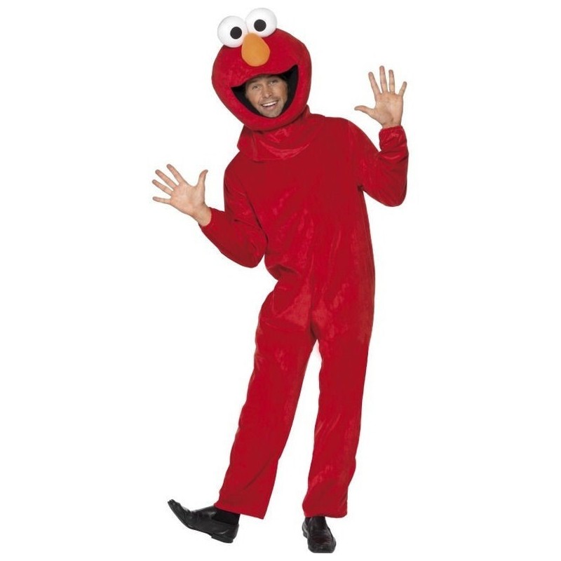 Fantasia Masculina Adulto Elmo Vila Sésamo Fantasia Masculina Adulto Elmo Vila Sésamo