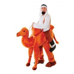 Fantasia Masculina Adulto Árabe no Camelo