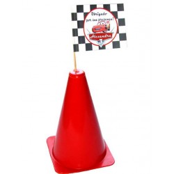 Enfeite de Mesa Disney Carros Festa Infantil Cone