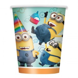 Copo de Papel Descartável Minions Festa Infantil 10un