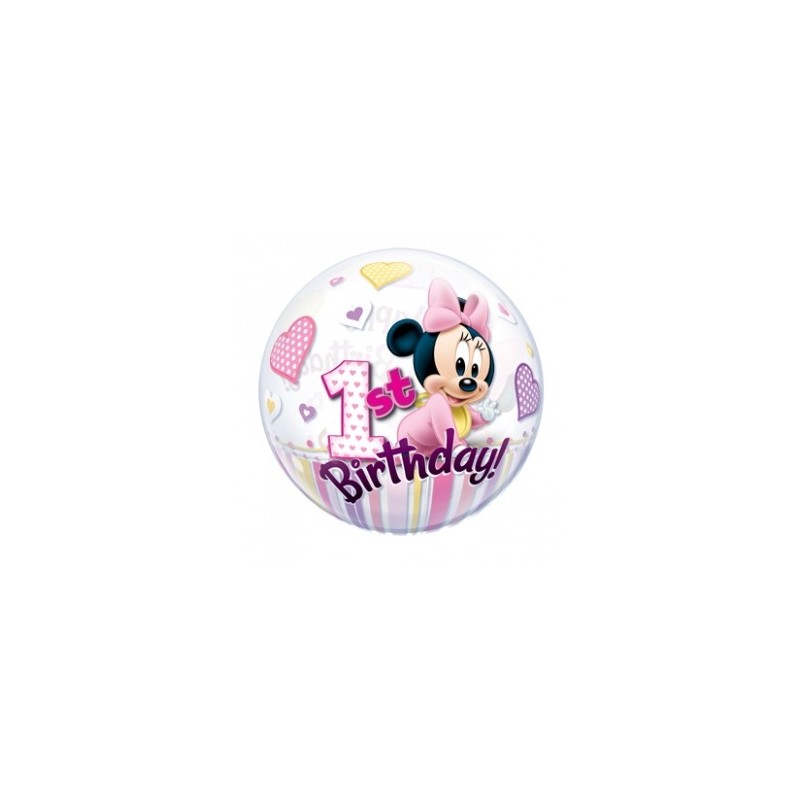 Balão Metalizado Minnie Rosa Decoração Festa Infantil