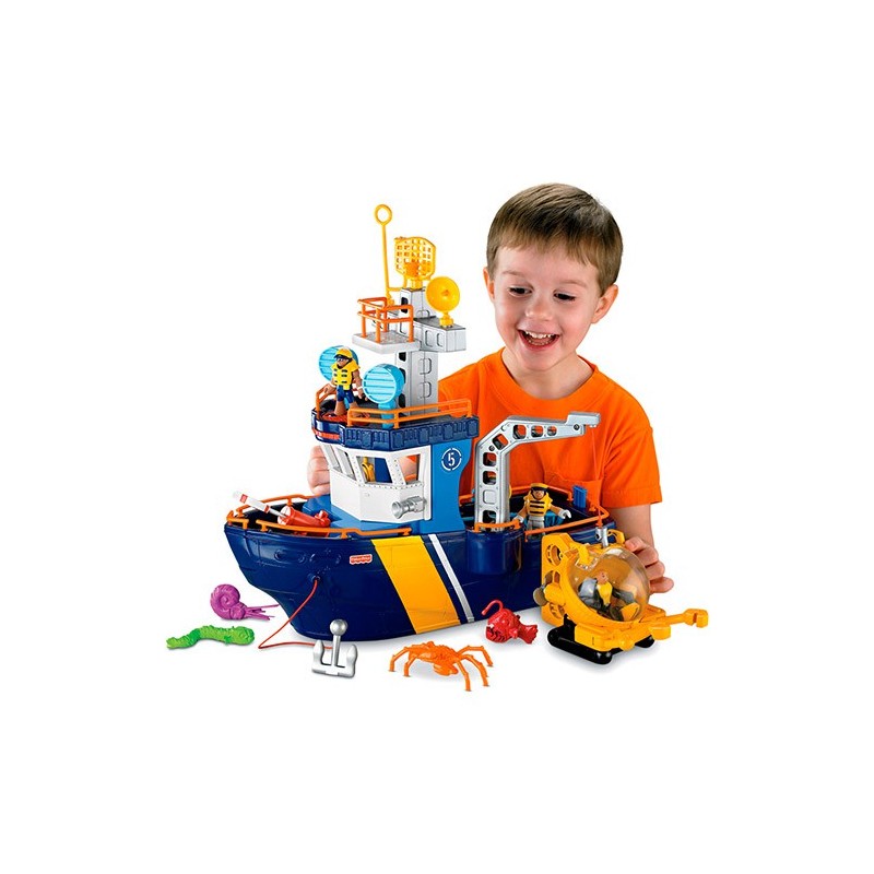 Imaginext Super Navio Aventura com Submarino - Fisher-Price