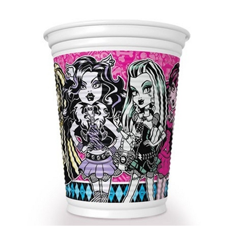 Copo Monster High Plástico Descartável 24un