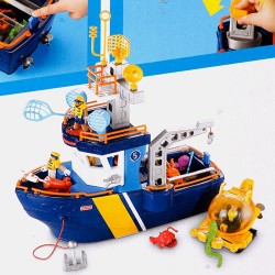 Imaginext Super Navio Aventura com Submarino - Fisher-Price