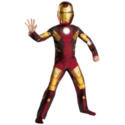 Fantasia Infantil Homem de Ferro Meninos Halloween Carnaval