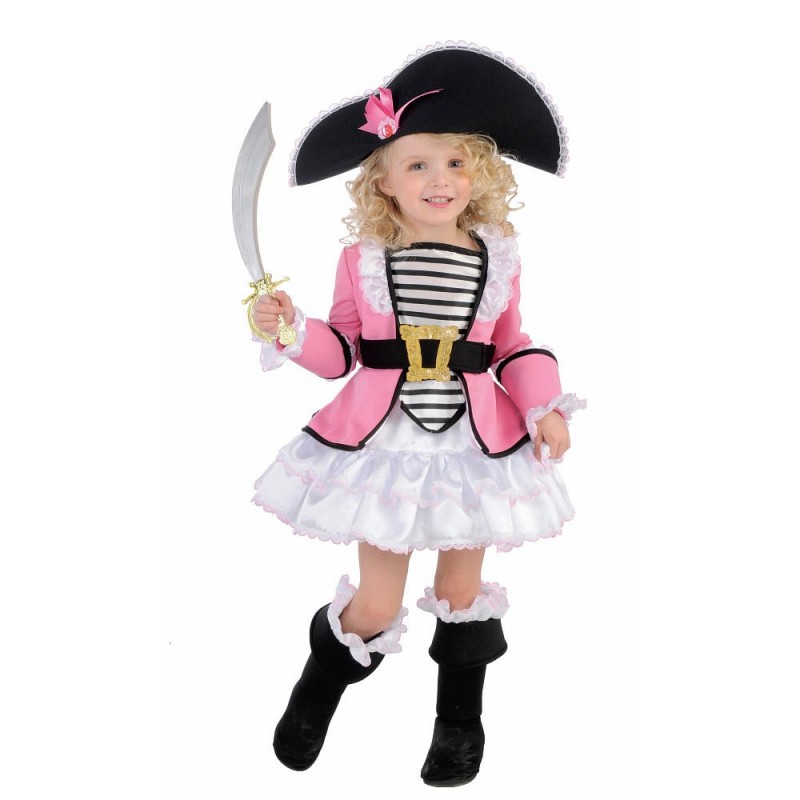 Fantasia de Pirata Infantil Feminino de Halloween