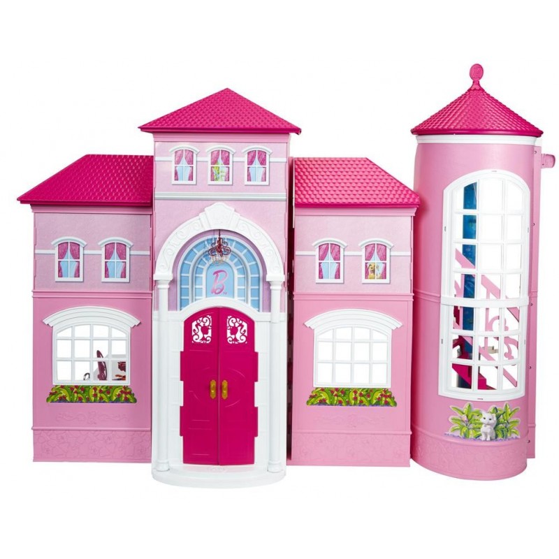 Casa de Malibu da Barbie Cenário em 3D Pura Magia e Diversão