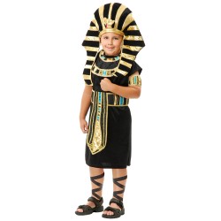 Fantasia Infantil Faraó Egípcio Meninos Halloween Carnaval