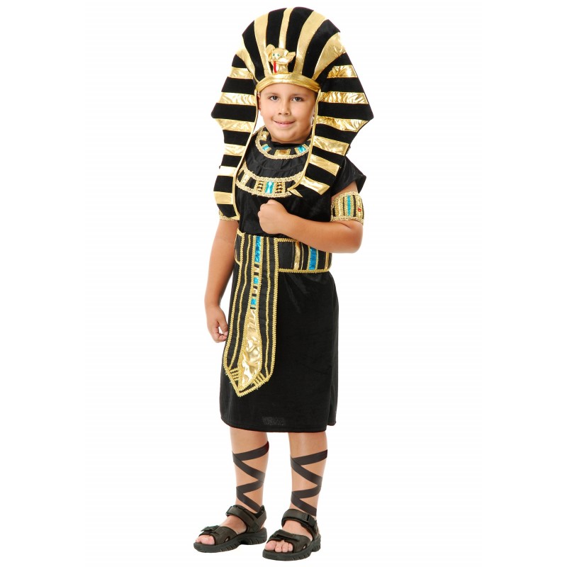 Fantasia Infantil Faraó Egípcio Meninos Halloween Carnaval
