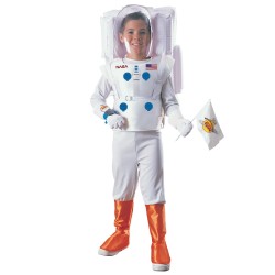 Fantasia Infantil Astronauta da Nasa Meninos Halloween Carnaval