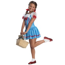 Fantasia Dorothy de Oz Infantil Meninas Halloween Carnaval Festa