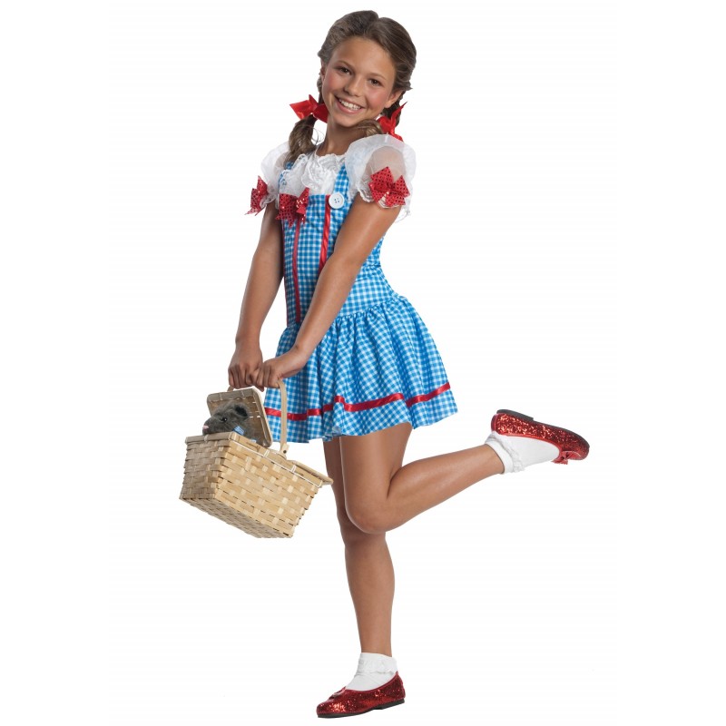 Fantasia Dorothy de Oz Infantil Meninas Halloween Carnaval Festa