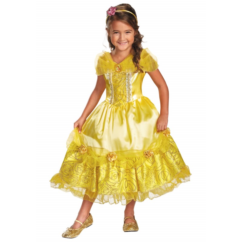 Fantasia Princesa Bela Infantil Meninas Halloween Carnaval Festa