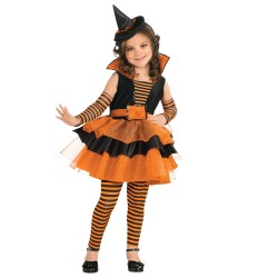 Fantasia Bruxa Infantil Meninas Halloween Festa