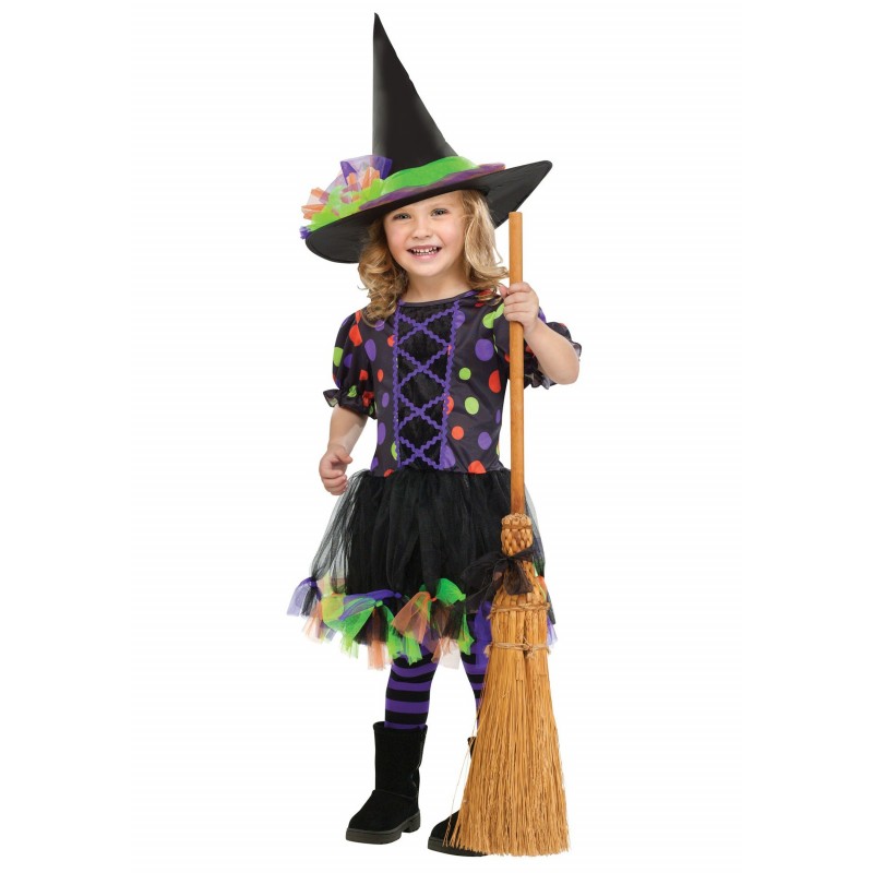Fantasia Infantil Halloween Bruxinha Festa a Fantasia