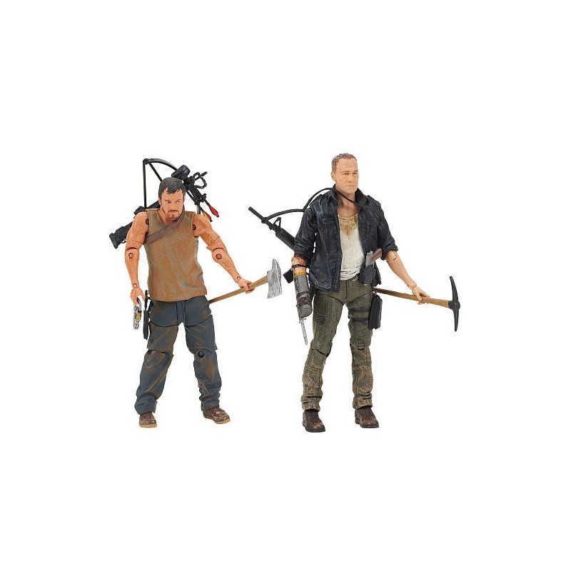 Bonecos The Walking Dead Personagens Daryl e Merle Dixon