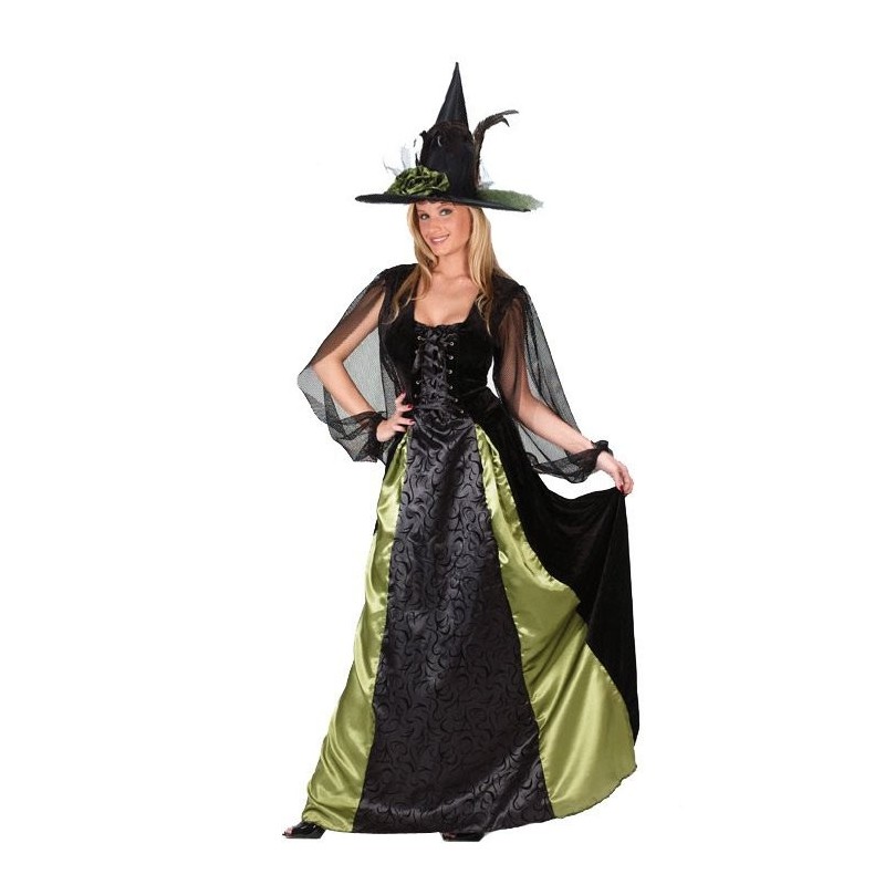 Mulher Em Fantasia De Bruxa De Halloween Foto de Stock - Imagem de