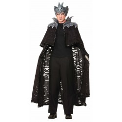 Fantasia Masculina Feiticeiro Medieval Diabólico Adulto Halloween Carnaval