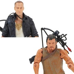 Bonecos The Walking Dead Personagens Daryl e Merle Dixon