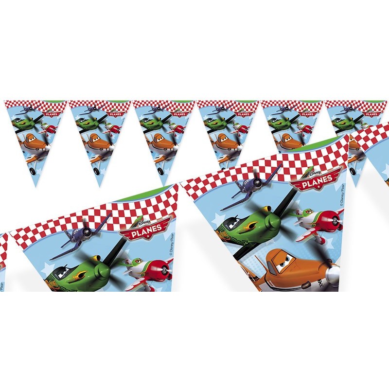 Bandeirinhas Decorativas Disney Aviões Festa Infantil Meninos