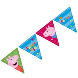 Bandeirinhas Decorativas Peppa Pig Festa Infantil