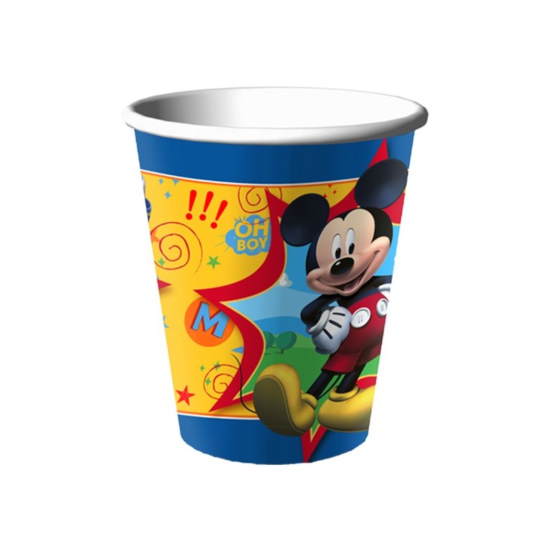 Copo de Papel Mickey Mouse Festa Infantil 24un