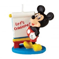 Vela para Bolo Aniversário Mickey Mouse Aniversário Infantil