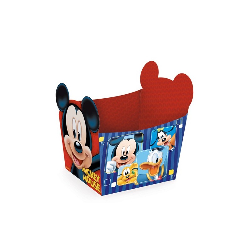 Cestinha de papel do Mickey Mouse Festa Infantil