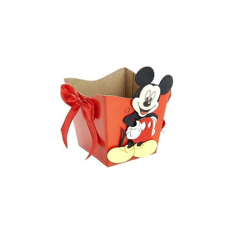Cachepot Decorativo Mickey Mouse Vermelho Festa Infantil
