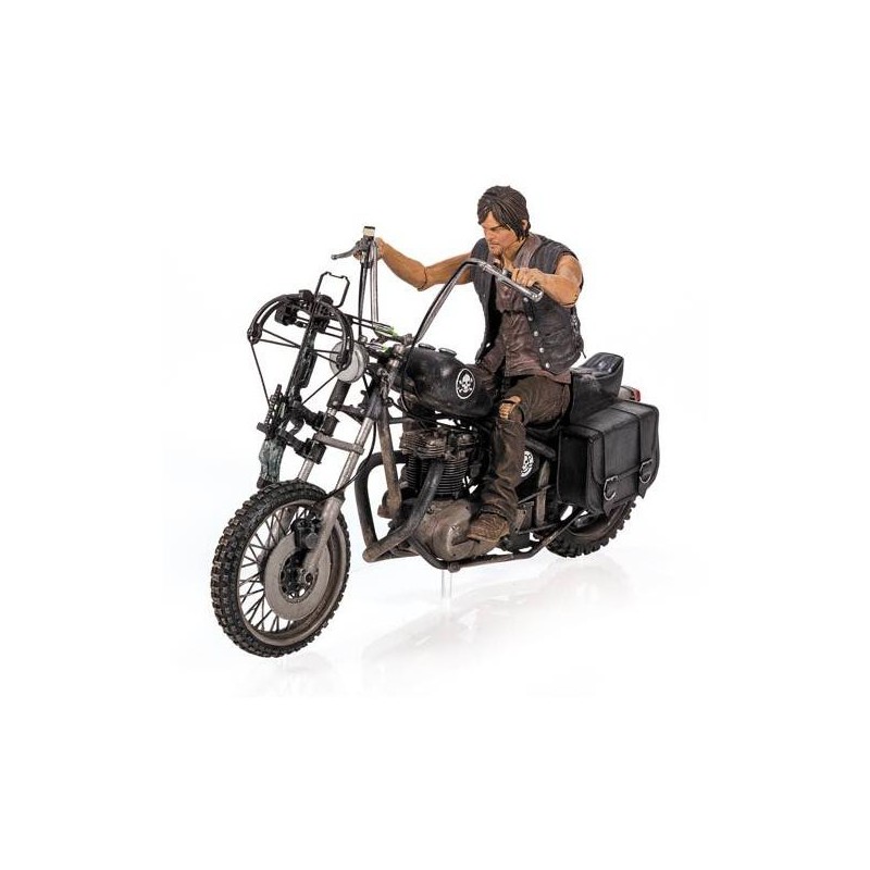 Boneco The Walking Dead Personagem Daryl Dixon com Moto