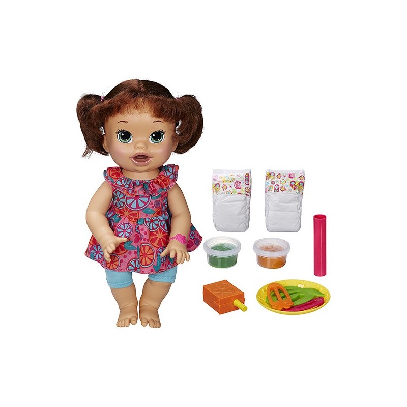 Boneca Baby Alive Morena Comilona Hasbro