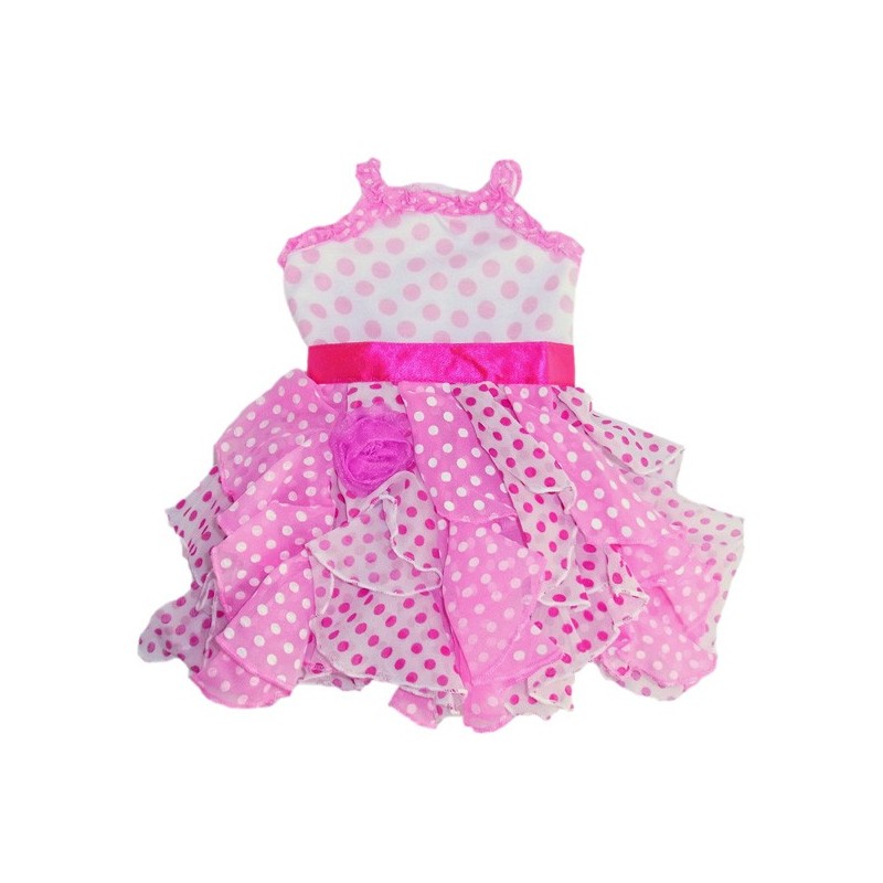 Roupinha para Boneca Baby Alive Vestido Rosa