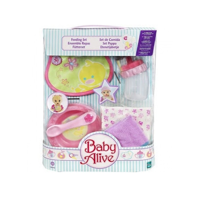 Kit de Acessórios Alimentação Boneca Baby Alive