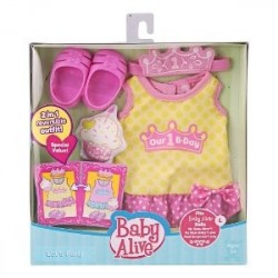 Kit de Roupinha e Sapatinho Boneca Baby Alive 