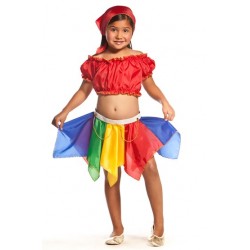 Fantasia Infantil Cigana Meninas Halloween Carnaval