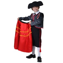 Fantasia Infantil Toureiro para Meninos Halloween Carnaval