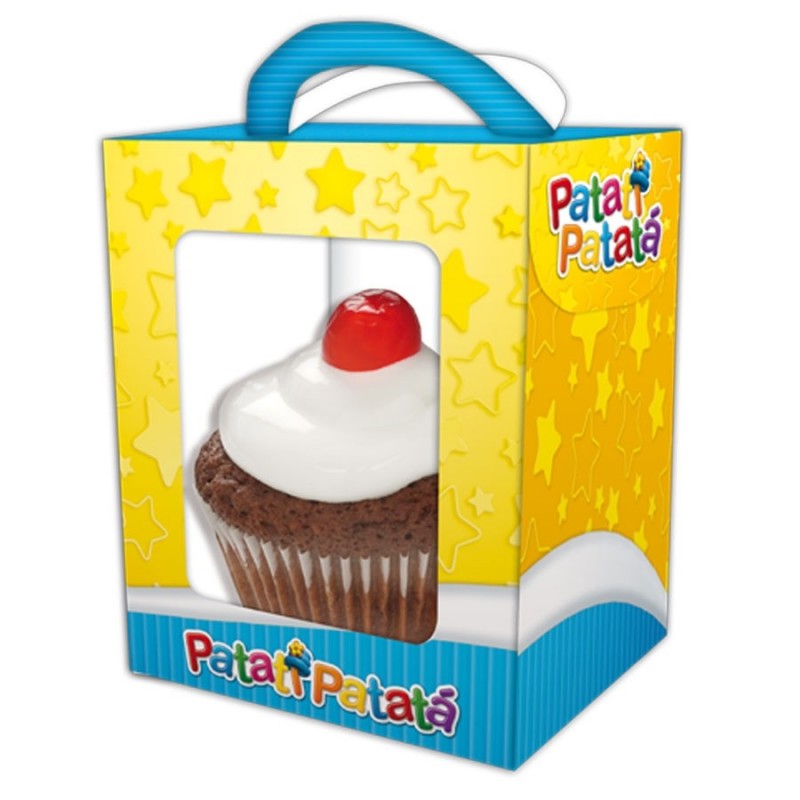 Caixa para Cupcake Lembracinha Patati Patata Festa Infantil 8un