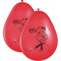 Bexigas de Látex Vermelhs Decoração Moranguinho