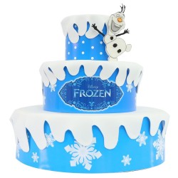 Bolo Decorativo Cenográfico Fake Frozen