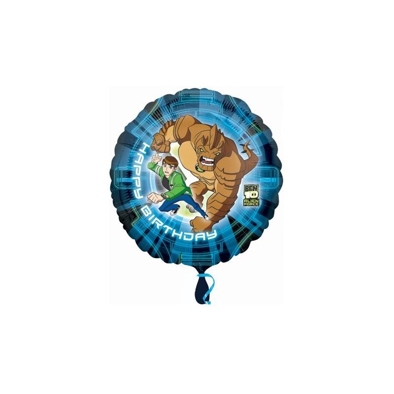 Balão Metalizado Ben 10 Decorativo Redondo