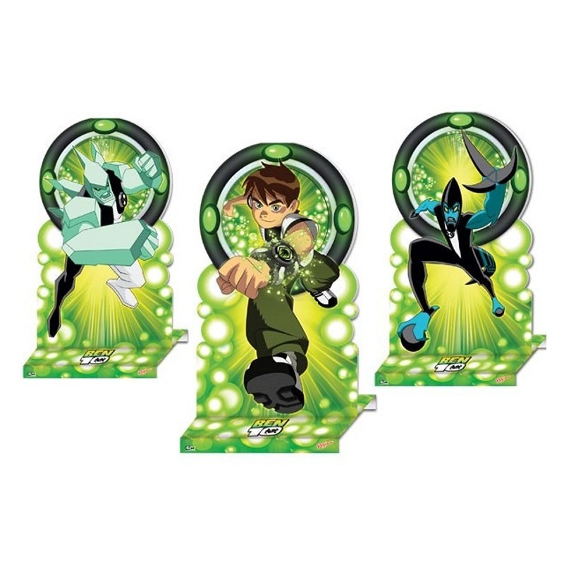 Enfeite de mesa Decorativo do Ben 10 3un